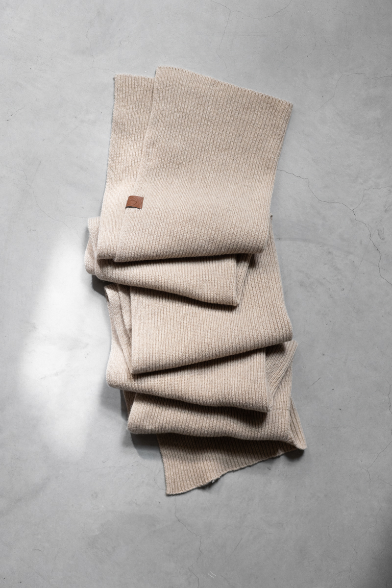 SCARF CASHWOOL BEIGE